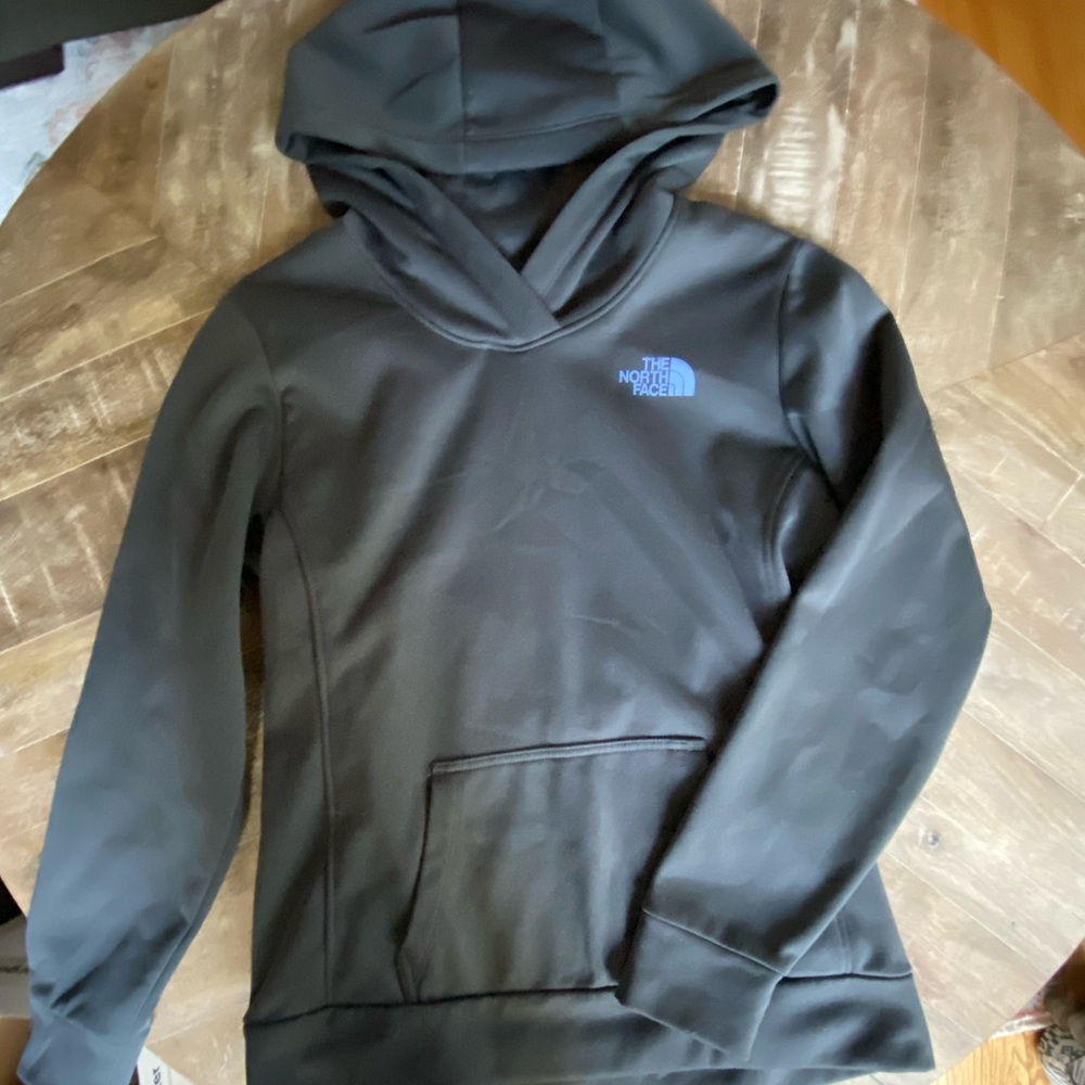 Gray Women’s North Face hoodie sweatshirt - large - like new